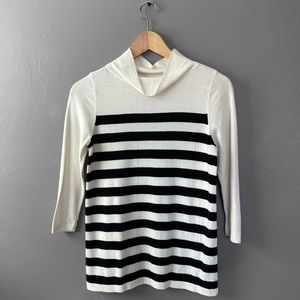 Loft turtleneck 1/2 sleeve knit top